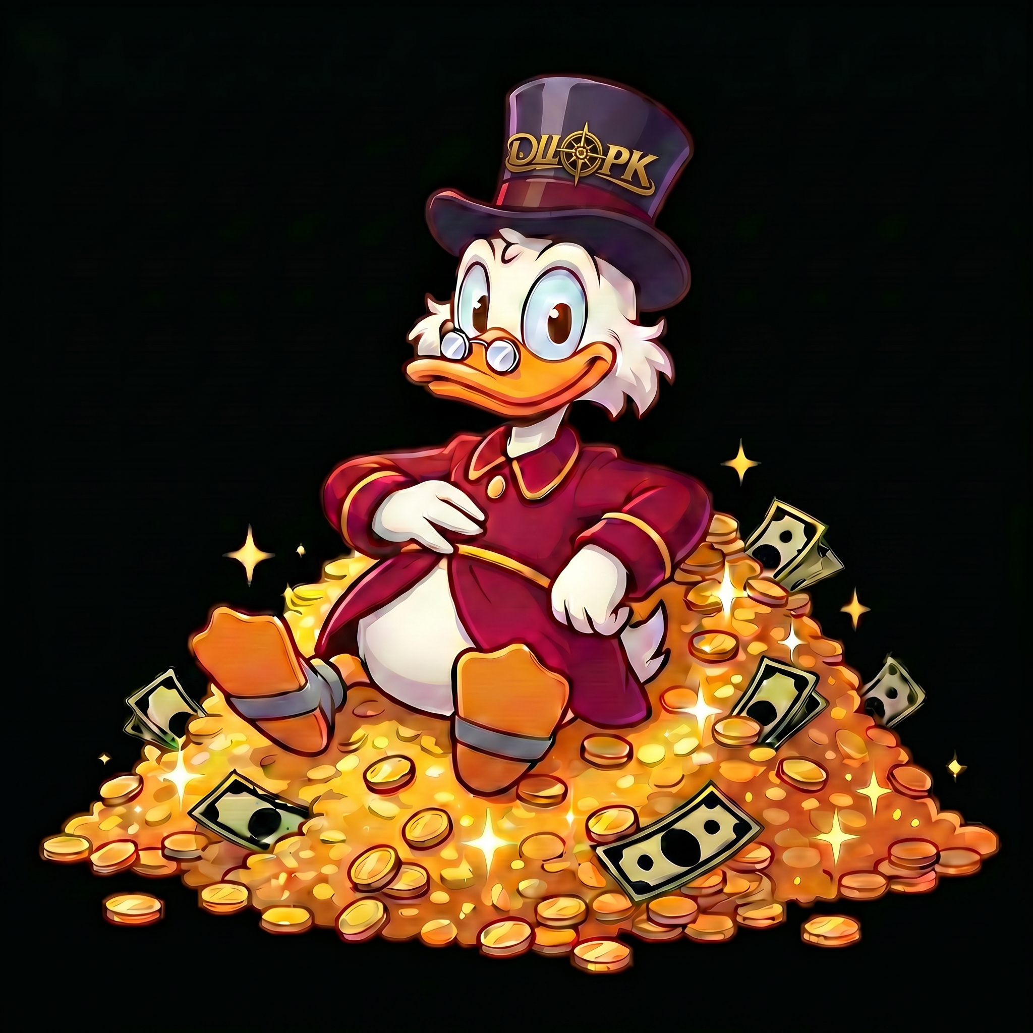 Maskottchen von Das letzte Lachen – Perspektiven Kompass